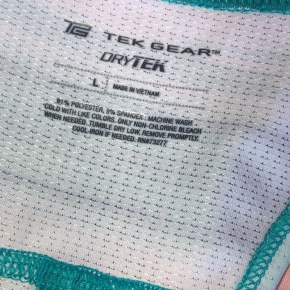 Striped Athletic Racerback Tank - Picture 3 of 6